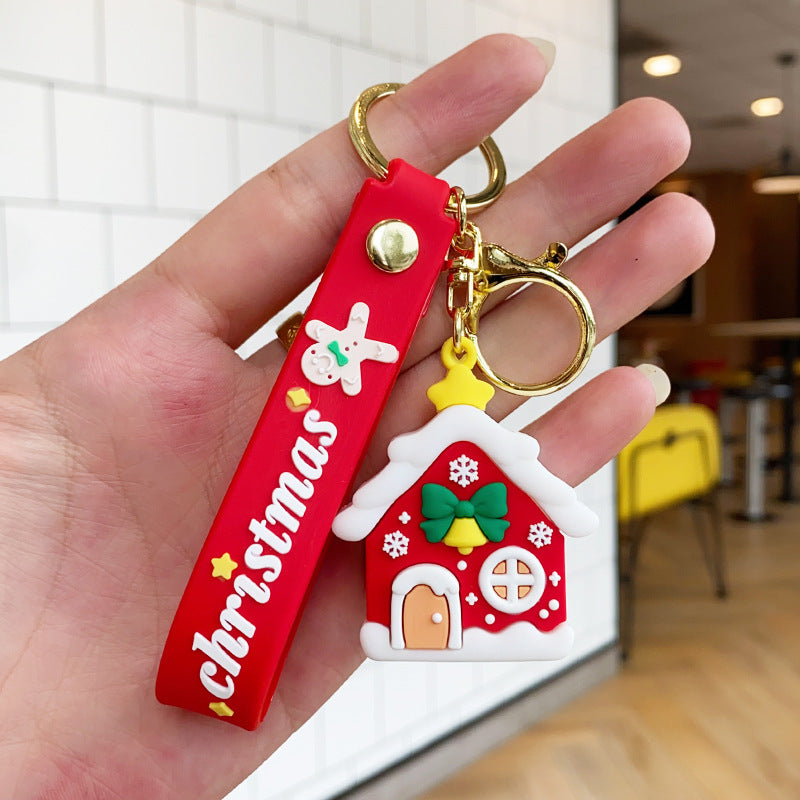 Wholesale Christmas Soft Rubber Keychains